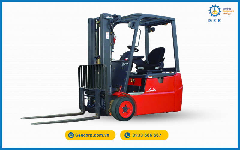 Xe nâng Linde.