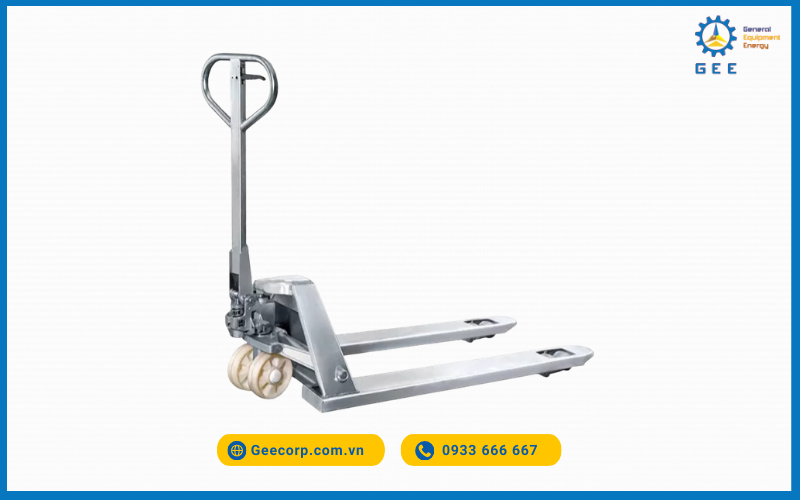 Xe nâng pallet mạ bạc của Niuli.