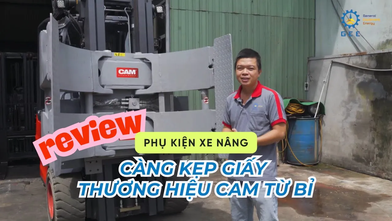 Review Càng Kẹp Giấy CAM Cho Xe Nâng - Dùng Cho Ngành Giấy